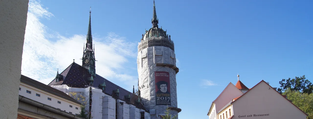 Schlossplatz, Lutherstadt Wittenberg – Google Maps mistakes among craftsmen in the Anhalt region